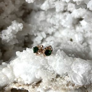 10 karat gold plated earrings